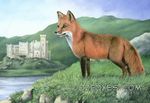  2003 black_nose canine castle feral fox fur mammal mcarspec open_mouth orange_fur outside solo 