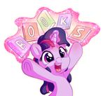  2017 alpha_channel bobdude0 book english_text equine female friendship_is_magic hair horn magic mammal my_little_pony open_mouth simple_background solo text transparent_background twilight_sparkle_(mlp) unicorn 