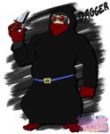  2017 ape blu3danny blumoontoons clothing dagger dagger_(ggh) eyewear fan_character gloves go!_go!_hypergrind goggles gorilla hi_res hood male mammal melee_weapon overweight overweight_male primate weapon 
