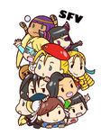  :3 :d :o acronym antenna_hair asymmetrical_hair beret black_hair blonde_hair blue_eyes bomb braid brown_hair cammy_white chibi chun-li commentary_request crystal_ball double_bun drill_hair eyepatch fang fingerless_gloves fur_hat genjimarup gloves green_eyes han_juri hat ibuki_(street_fighter) kanzuki_karin kolin laura_matsuda menat multiple_girls open_mouth purple_eyes purple_hair rainbow_mika ringlets smile solid_circle_eyes street_fighter street_fighter_v twin_drills ushanka v-shaped_eyebrows yamato_nadeshiko_(street_fighter) 