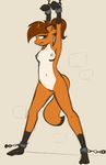  anthro canine female fox mammal marsminer my_little_pony solo sunnyside 