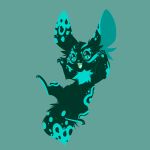  bit(character) feral fur green_fur iguky-neky model paws pokura sheet_(disambiguation) small_(disambiguation) solo 