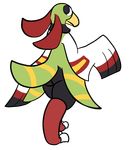  2017 aliasing alpha_channel ambiguous_gender anthro anthrofied avian beak bird butt claws digital_media_(artwork) feathered_wings feathers looking_at_viewer nintendo pok&eacute;mon pok&eacute;morph simple_background solo transparent_background trout_(artist) video_games wings xatu 