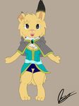  2017 anthro breasts canine clothed clothing cute digital_media_(artwork) eeveelution eyelashes female fur girly hair jolteon looking_at_viewer mammal nintendo open_mouth paws pok&eacute;mon simple_background skyffan smile solo spandex tight_clothing video_games yellow_fur 