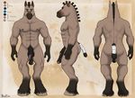  2016 5_fingers abs anatomically_correct anatomically_correct_penis animal_genitalia animal_penis anthro balls biceps biped black_balls black_fur black_mane black_nipples black_penis black_tail blue_eyes brown_fur color_swatch digital_media_(artwork) draft_horse elbestia equine equine_penis eyebrows facial_markings front_view fur gloves_(marking) grey_fur grey_hooves hooves horse humanoid_hands inner_ear_fluff long_penis looking_at_viewer male mammal mane markings medial_ring model_sheet mottled_penis multicolored_fur multicolored_penis multiple_angles muscular muscular_male nipples nude pecs penis pepsi_(fa) pink_penis rear_view serratus shane_manning side_view signature simple_background snout solo standing tail_wraps tan_background textured_background two_tone_penis wraps 
