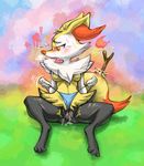  &lt;3 blush braixen breasts camel_toe canine clothing disembodied_hand drooling duo female fire inner_ear_fluff kaboozey mammal nintendo nude panties pok&eacute;mon pussy pussy_floss pussy_juice rubbing saliva sitting solo_focus sweat tongue tongue_out underwear video_games wedgie 