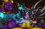  after_sex anthro breasts cock_ring cum cum_on_breasts cum_on_face cynder dragon erection female femshade first_person_view group handjob licking looking_at_viewer male nightshade oral penis penis_lick purple_penis scalie sex spyro spyro_the_dragon the_legend_of_spyro tongue tongue_out video_games weirdhyenas 