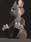  3_toes 3d_(artwork) 4_fingers adamb/fluffy blender_(software) digital_media_(artwork) disney female fur judy_hopps lagomorph mammal nude rabbit sitting solo toes zootopia 