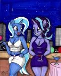  2017 anthro anthrofied breasts cleavage clothed clothing equine female friendship_is_magic horn mammal my_little_pony newyorkx3 starlight_glimmer_(mlp) trixie_(mlp) unicorn 