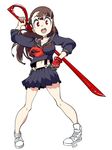  1girl brown_hair character_request little_witch_academia red_eyes solo tagme 
