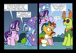  2017 bobthedalek brush changeling comic dialogue english_text equine friendship_is_magic horn mammal my_little_pony starlight_glimmer_(mlp) text thorax_(mlp) towel trixie_(mlp) unicorn 