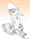  2016 2_toes 3_toes anthro butt caprine cunnilingus dawn_bellwether disney duo eyewear facesitting female female/female forced glacierclear glasses green_eyes hi_res interspecies judy_hopps lagomorph looking_back lying mammal on_back open_mouth open_smile oral purple_eyes pussy rabbit rape rear_view sex sheep simple_background smile straddling toes unknown_artist vaginal white_background zootopia 