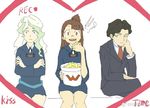  1boy 2girls character_request little_witch_academia multiple_girls simple_background tagme 