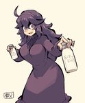  1girl hex_maniac_(pokemon) milk milk_bottle nintendo npc_trainer pokemon pokemon_(game) pokemon_xy solo tagme watson 