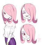  1girl character_request little_witch_academia pink_eyes pink_hair solo tagme 