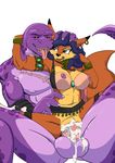  balls breasts bribeclaw canine carmelita_fox cum cum_in_pussy cum_inside female fox male male/female mammal nintendo nipples scar see_through_clothing sly_cooper_(series) star_fox tongue vern video_games 