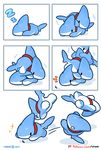  2017 ant arthropod chibi collar comic cute dot_eyes feral fish group hybrid insect marine on_top pounce quadruped shark shocked size_difference sleeping vress_(artist) vress_(character) 