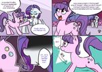  2017 cutie_mark dialogue duo earth_pony english_text equine eyes_closed eyeshadow female feral friendship_is_magic hair hi_res horn horse makeup mammal my_little_pony open_mouth pony purple_hair rarity_(mlp) shrabby suri_polomare_(mlp) text unicorn 