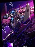  1_eye alien ambiguous_gender cybertronian decepticon dialogue digital_media_(artwork) duo english_text grinding gun hi_res humanoid kiwiitin living_machine machine male not_furry pussy_juice ranged_weapon robot shockwave_(transformer) simple_background size_difference soundwave standing text transformers transformers_prime weapon 