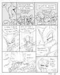 2012 amy_rose clothing comic dialogue english_text female male ranged_weapon rouge_the_bat shadow_the_hedgehog smusserd sonic_(series) tagme text weapon 