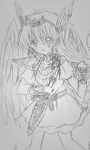  akazukin_chacha magical_princess open_eyes sketch sword wings 