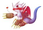  &lt;3 2016 cute digimon dragon feral heathecliff imperialdramon lizard reptile scalie simple_background sitting wings 