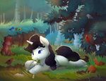  2017 avian bird black_hair blue_eyes canine cute equine feral flute forest fox friendship_is_magic fur girly hair hi_res hooves horn horse invalid_tag lagomorph latru_lorular male mammal musical_instrument my_little_pony pony prismwind rabbit tree unicorn viwrastupr white_fur 