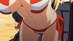  3girls animated animated_gif blonde_hair bouncing_breasts breasts checkered_flag fate/grand_order fate_(series) ishtar_(fate/grand_order) ishtar_(swimsuit_rider)_(fate) large_breasts long_hair multiple_girls nero_claudius_(swimsuit_caster)_(fate) sitting tohsaka_rin twintails 