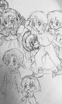  akazukin_chacha chacha orin riiya shiine sketch 