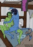  beast_boy crossover dc marvel nightcrawler teen_titans x-men 