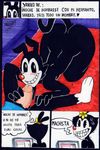  animaniacs anthro black_fur blush butt dot_warner duo erection female fur girly humanoid_penis incest looking_at_viewer male male/male mammal nude parasitedeath penis smile text wakko_warner warner_brothers yakko_warner 