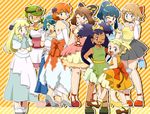  eureka_(pokemon) feminine_saito haruka_(pokemon) hikari_(pokemon) iris_(pokemon) kasumi_(pokemon) lillie_(pokemon) looking_at_viewer mao_(pokemon) multiple_girls pokemon pokemon_(anime) pokemon_sm_(anime) serena_(pokemon) suiren_(pokemon) 