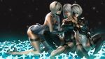  bandages cleavage dress gzy heels leotard nier_automata thighhighs wallpaper yorha_no.2_type_b yorha_type_a_no._2 