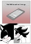  blush cellphone comic didichann male phone shadow_the_hedgehog sonic_(series) 
