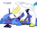  aquilinus_(mlp) equine female feral feral_on_feral friendship_is_magic horn horse male male/female mammal my_little_pony princess_luna_(mlp) sex son_goharotto winged_unicorn wings 