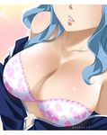  1girl blue_hair breasts cleavage fairy_tail gaston18 juvia_loxar large_breasts long_hair tagme 