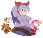  2014 ? amy_rose anthro badger bandicoot big_breasts boomerang breasts cleavage clothed clothing digital_media_(artwork) edit female fur group hedgehog hi_res mammal marsupial mustelid perci_the_bandicoot pink_fur simple_background snopythepurv sonic_(series) sonic_boom sssonic2 sticks_the_jungle_badger topless white_background 