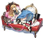  alice alice_in_wonderland dress heels luna thighhighs 