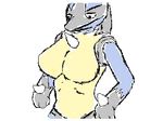  animated big_breasts breast_expansion breasts butt_expansion female hiddenzone huge_breasts hyper hyper_breasts lucario nintendo pok&eacute;mon solo thehiddenzone video_games 