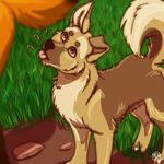  2017 ? anthro canine comic digital_media_(artwork) dog female feral fox fur lirkov mammal red_fox tongue tongue_out 