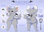  &lt;3 &lt;3_eyes balls big_butt blush_sticker bow bulge butt chest_tuft clothing english_text flatcoat fur girly grey_fur male minccino model_sheet nintendo panties pawpads penis pitchfork pok&eacute;mon semi-anthro smile tattoo text tuft underwear video_games wide_hips wings 