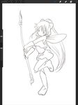  akazukin_chacha fairy mosqui sketch spear 