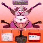  2017 anal anal_penetration auction balls bdsm belly big_belly blush bondage bound butt clothed clothing crossdressing cum digital_drawing_(artwork) digital_media_(artwork) ejaculation english_text erection forced forced_orgasm fucked_silly fucking_machine fur garter_belt garter_straps girly humanoid_penis legwear lingerie machine male mammal marsupial navel nude obese opossum orgasm overstimulation overweight overweight_male penetration penis penis_milking post_orgasm_torture restrained sex sex_toy simple_background slave slightly_chubby solo stockings submissive submissive_male text thick_thighs vibrator vibrator_on_penis 