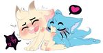  &lt;3 all_fours anal anthro blue_fur blush butt caprine cartoon_network cat chi_chi cub erection eyes_closed feline fur goat gumball_watterson hair horn karsis lying male male/male mammal open_mouth oral pawpads penis rimming sex shaking simple_background the_amazing_world_of_gumball trembling young 