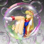  akazukin_chacha blonde_hair bubble magical_princess open_eyes panties sitting 