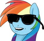  2017 alpha_channel ambiguous_gender coinpo equine eyewear feral friendship_is_magic hair hi_res horse mammal multicolored_hair my_little_pony pony portrait rainbow_dash_(mlp) rainbow_hair reaction_image simple_background solo sunglasses transparent_background 