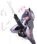  &lt;3 anthro balls big_balls breasts cum dickgirl erection hi_res huge_balls humanoid_penis hyper hyper_balls hyper_penis intersex ivara_(warframe) lewdreaper not_furry orgasm penis simple_background solo video_games warframe white_background 