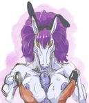  artist_request bunnysuit dragon_quest_v furry horse kon_the_knight paizuri penis purple_eyes uncensored 