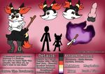  black_fur braixen canine eeveelution fan_character fur hybrid invalid_tag male mammal model_sheet nintendo penis pok&eacute;mon spyre umbreon video_games wildwolfproduction woodstick 