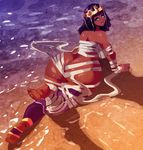  1girl ass character_request dark_skin menat solo street_fighter tagme 